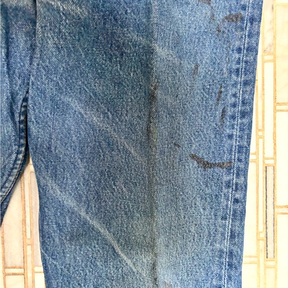 Vtg 80s Levi’s 501 Fly Button Red Tab Denim Jeans 36  Usa Made 501-0115 AS IS - Picture 11 of 16